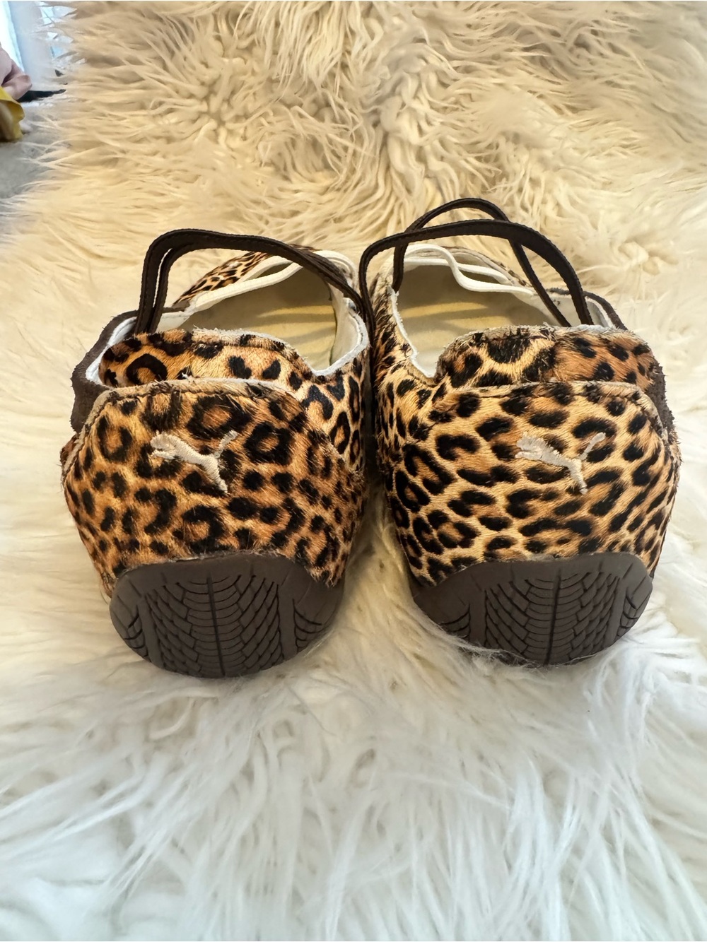 Puma Leopard-Print Speedcat Ballet Flats - Picture 6 of 7